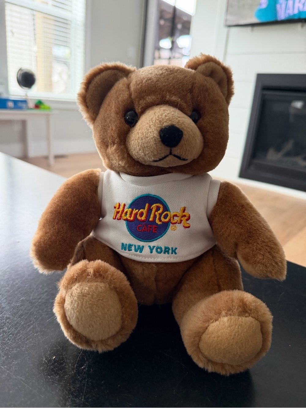 EUC Vintage Hard Rock Cafe New York Teddy Bear